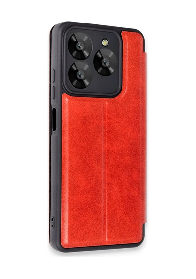 General Mobile Era 30 Kılıf Flip Cover - Kırmızı -