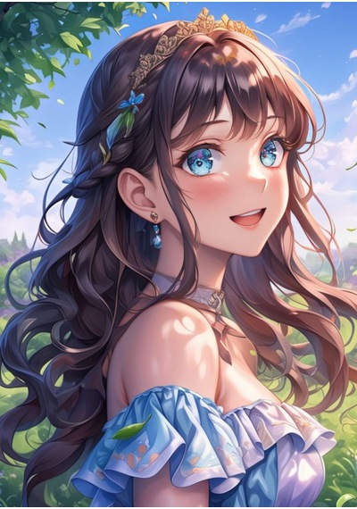 Kawaii Anime Prenses Boyama Kitabı