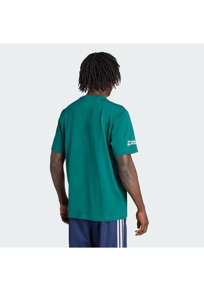Adidas Loose Erkek Tişört C-adıjx8161e50a00 Yeşil