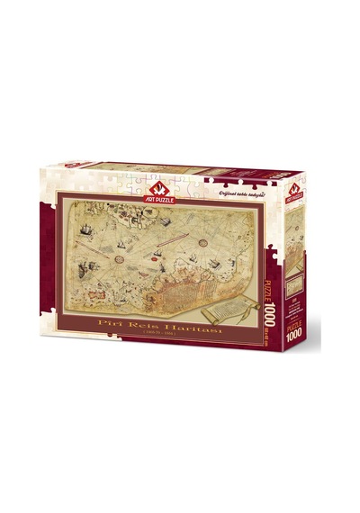 Art Puzzle Piri Reis Haritası 1000 Parça Puzzle
