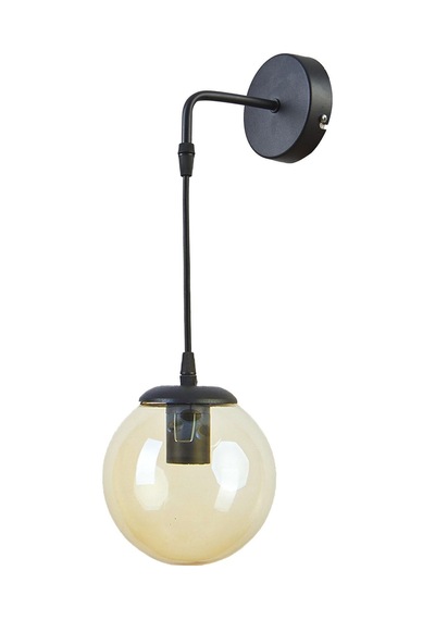 Baston Salon - Mutfak - Yatak Odası Duvar Aplik Siyah Bal Siyah Bal