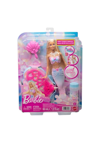 Barbie Baloncuk Işıltısı Deniz Kızı Bebeği Jlw56