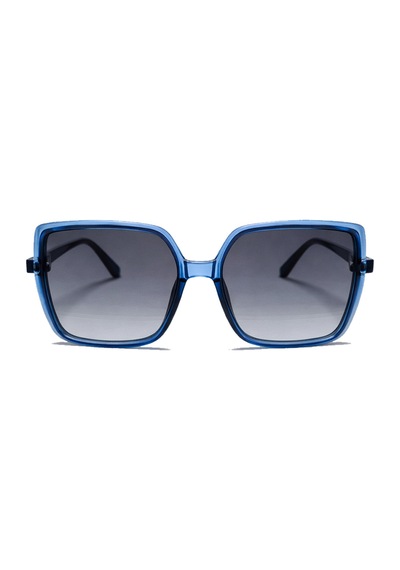 Zalara Polarize Cam Vintage & Retro Unisex Güneş Gözlüğü Mavi