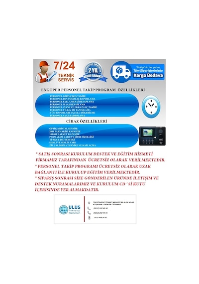 Parmakizi Okuyucu Ve Kartlı Personel Sistemi