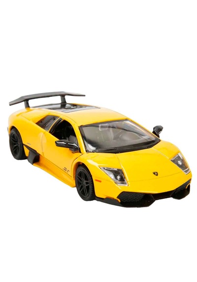 1:32 Rmz City Lamborghini Serisi Die Cast Çek Bırak Model Araba - Sarı Lamborghini Murcielago Lp 670-4 Sv