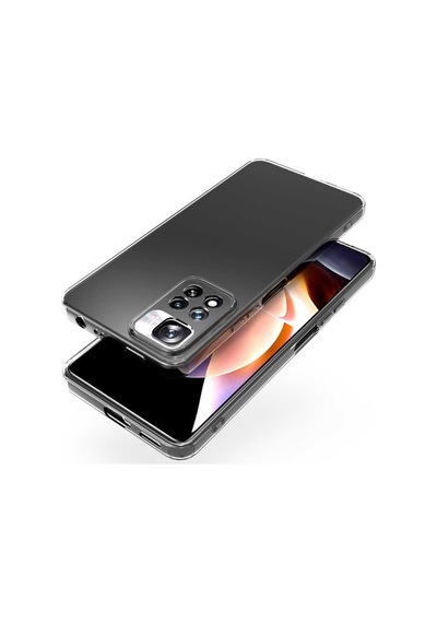 Xiaomi Redmi Note 11 Pro 5G Kılıf Kamera Korumalı Süper Silikon (526998802) Renksiz