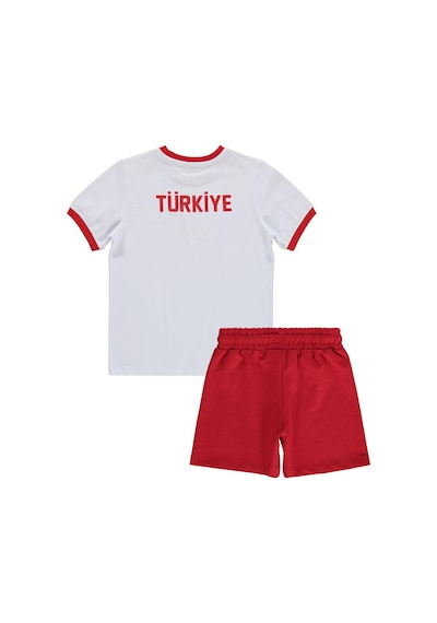 Civil Boys Türkiye Baskılı 2 Li 2-5 Yaş Takım - Pamuk Forma - Beyaz