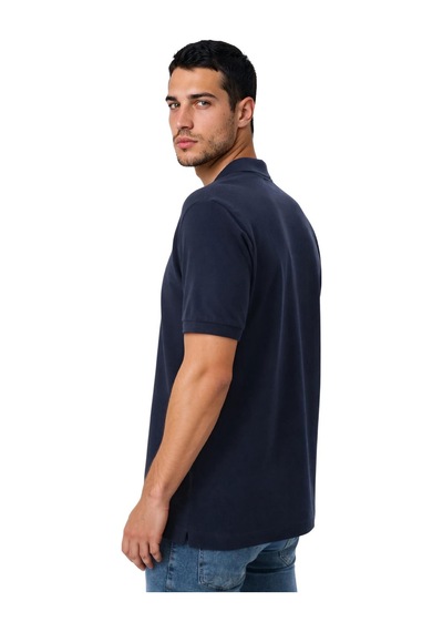 Arma Ar-ma Erkek Polo Yaka Tişört Baskisiz Basic Örme Kumaş Regular Fit %100 Pamuk 30/1 Çift Toplama Penye Pike Y31374358002 Lacivert-l1