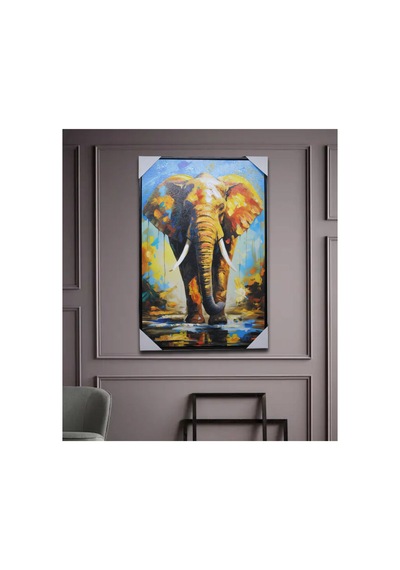 3 Adet Duvara Asmalı Yağlı Boya Pano Dekoratif Duvar Tablosu, Asılabilir Pano, Oil Painting Wall Art 90 X 60 Cm
