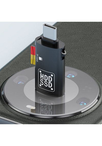 Ally Type-c To Usb + Tf Kart Çevirici Otg Adaptör