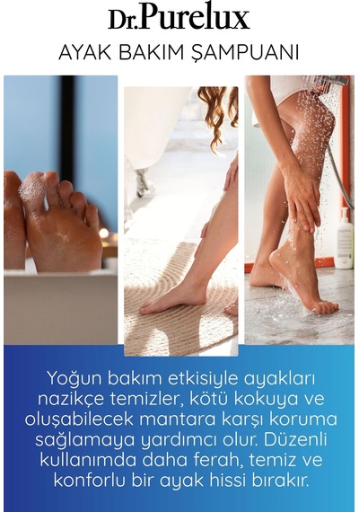Ayak Tırnak Bakım, Koku Karşıtı Ayak Bakım Şampuanı 200ml
