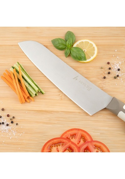 Aryıldız Plurex Santoku Bıçağı Koyu Bej 19 Cm
