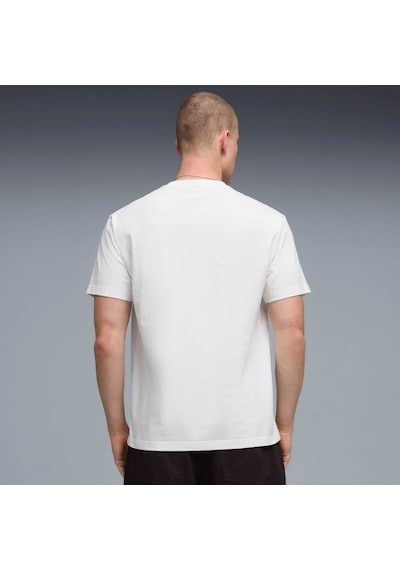 Puma Essentıals Elevated Cat Logo Erkek Geniş Kesim Tişört 634391 02 Beyaz