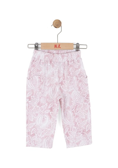 Nk Kids Kız Çocuk Sunflower Powder Pantolon Nk-51609 Pudra
