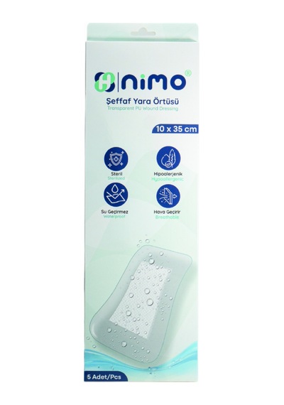 Nimo Şeffaf Yara Örtüsü 10 X 35cm 5li 1 Paket