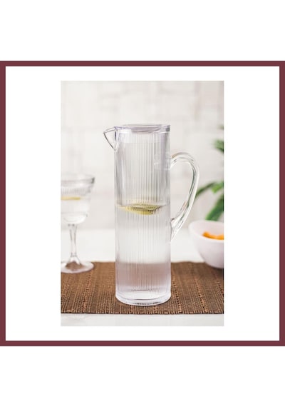 Storeşahin Akilik Barok 1,5 Lt Şeffaf Sürahi Buzdolabı Kapak Rafına Sığar Shn0720