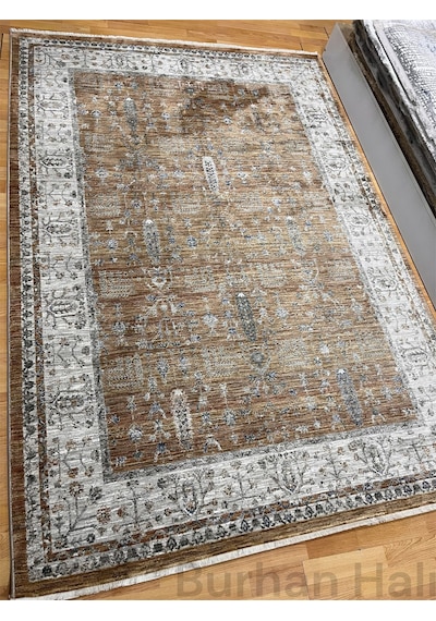 Merinos Halı Valeria Serisi 91001-020 Vintage Etnik Desenli Salon Oturma Odası Halısı Çok Renkli