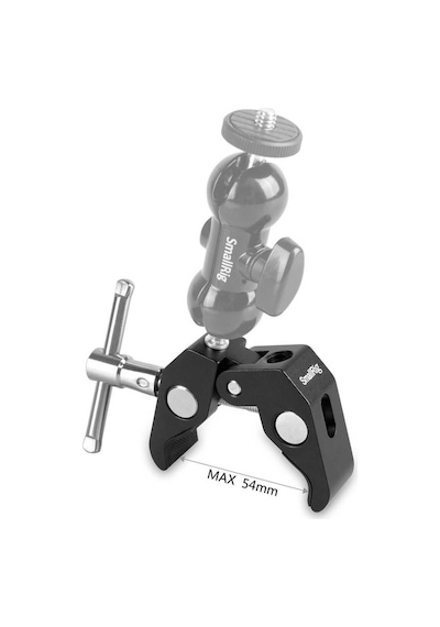 Smallrig 735 Süper Kelepçe 1/4 ''ve 3/8'' Dişliler Siyah