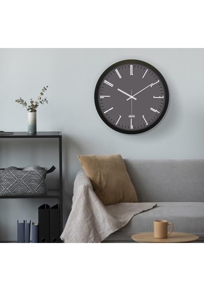 30 Cm Gerçek Cam Sessiz Mekanizma Duvar Saati 0240-beyaz-şekilli-48cm 79702653