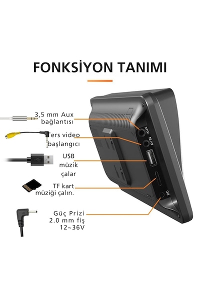 Techtic 7inç Carplay&android Auto Kablosuz Tak Çalıştır Multimedy