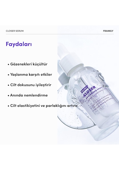 Closer Serum 9 Peptit İçeren Gözenek Sıkılaştırıcı Ve Yaşlanma Karşıtı 30 Ml