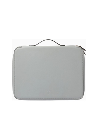 Montroi Laptop Case 13" Deri Kılıf Şık Ve Dayanıklı Tasarım Unisex Çanta Notebook Çantaları Gri
