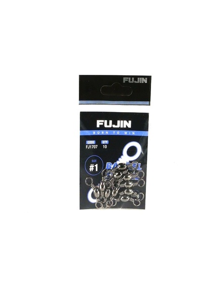 Fujin Barrel Swivel Fırdöndü Black Nickel 3-0 No