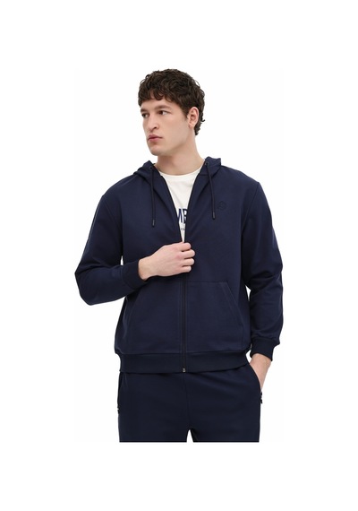 Lumberjack Mb Sn72 Fz Hod 6fx Lacivert Erkek Fermuarlı Sweatshirt 000000000102064454 Lacivert