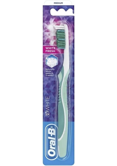 Oral-b Diş Fırçası 3 Boyutlu Beyazlık Ferah Nefes 40 Orta Açık Ahşap
