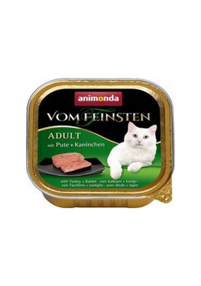 Vom Feinsten Hindili Ve Tavşanlı Yetişkin Kedi Konservesi 100 Gr