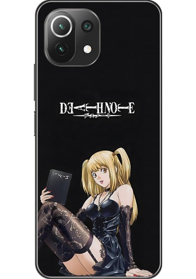 Xiaomi Mi 11 Lite Uyumlu Şeffaf Kılıf Death Note 3 Tasarımlı