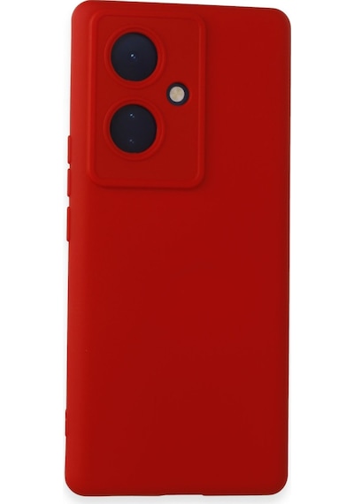 Vivo V29 Lite Uyumlu Kılıf Nano İçi Kadife Silikon - Kırmızı