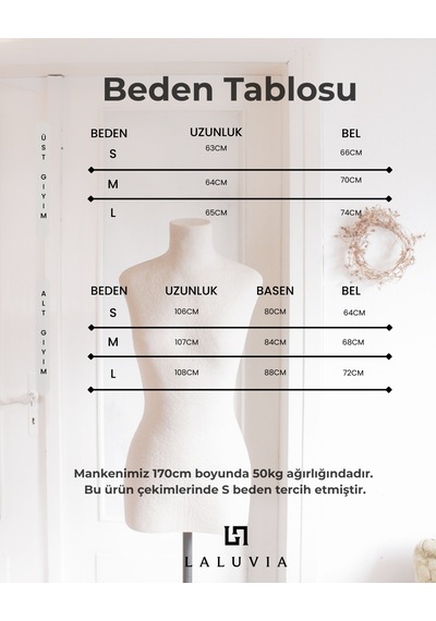 Laluvia Beyaz Puantiyeli Büstiyer Pantolon Takım - 7350 Çok Renkli