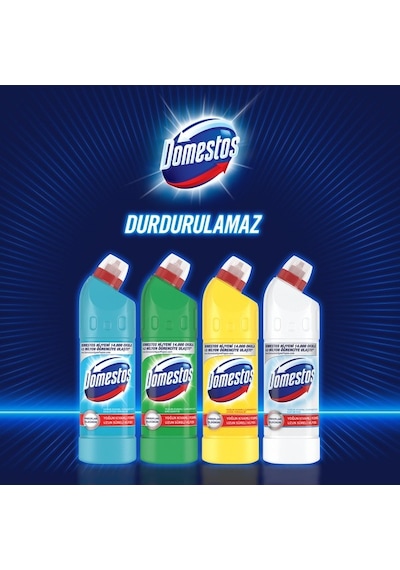 Domestos Çamaşır Suyu Yoğun Kıvamlı Dağ Esintisi 5 Adet X 750 Ml.