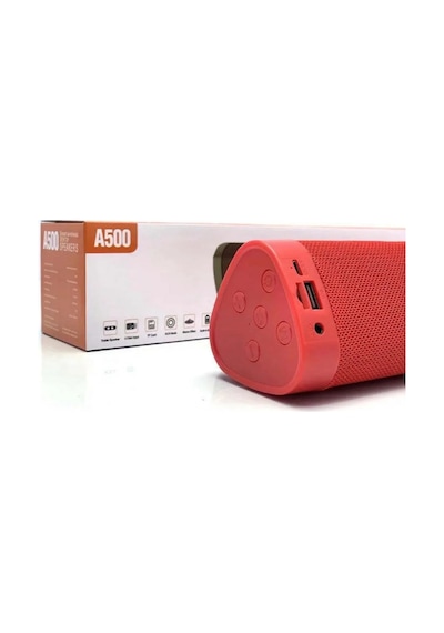 Bluetooth 5.0 Hoparlör Model A500 Güçlü Bas Ve Harika Sese Sahip Kablosuz Bluetooth Hoparlör