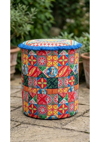 Solea Clover Puf Sarı