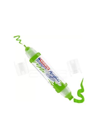 Edding 5400 Akrilik Marker Kalem Çift Uçlu 3d Double Liner 927 Sarı Yeşil