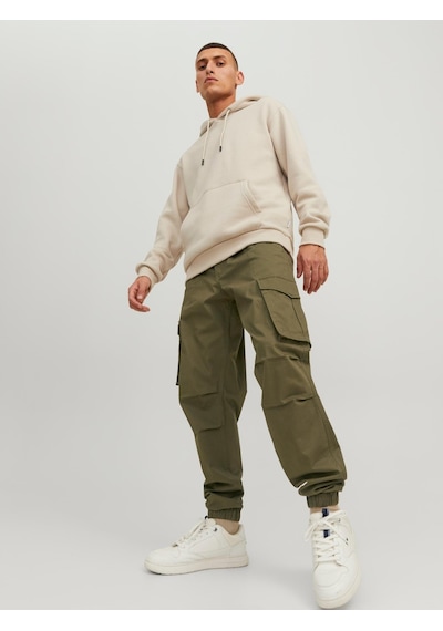 Jack & Jones Jpstkane Jjnoah Kargo Pantolon 12242264 Olive Night Siyah