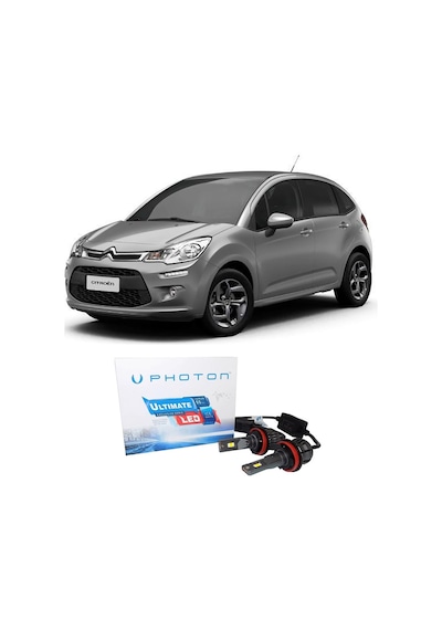 Citroen C3 Sis Far Ampulü H1 Ultimate Yeni Seri Beyaz 2009-2015