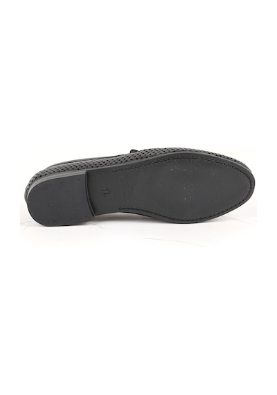Libero L081.25204 Örgü Desenli Püskül Detaylı Esnek Termo Taban Kadın Loafer Siyah