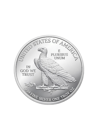 AgaKulche Amerikan Kartalı Gümüş Sikke Coin