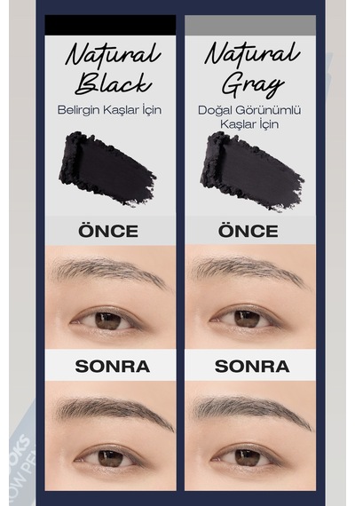 Dashu Mens Good Looks Eyebrow Gray Natural Gray
