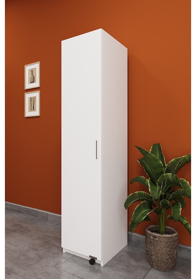 Asra Trend Çok Amaçlı Kiler Dolabı MK-19 %100 MDF Erzak Organizer Dolabı Beyaz