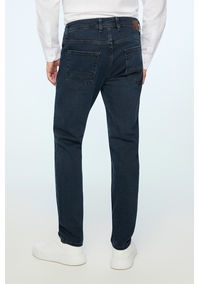 Morven Erkek Lacivert Denim 5 Cep Slim Fit Jean Kot Pantolon 26ms003034200 Lacivert