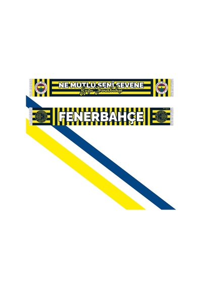 Fenerium Unısex Ne Mutlu Seni Sevene Şal Uv Kutu Hediyeli Lacivert
