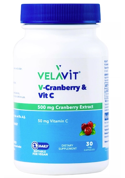 Velavit Turna Yemişi Ve C Vitamini İçeren Takviye Edici Gıda 30 Kapsül