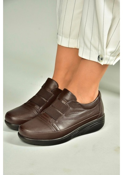 Fox Shoes P555070103 Kahverengi Hakiki Deri Comfort Ortopedik Taban Kadın Ayakkabı Kahverengi-hakiki Deri Fox Shoes P555070103 Kahverengi Hakiki Deri Comfort Ortopedik Taban Kadın Ayakkabı Kahverengi-hakiki Deri