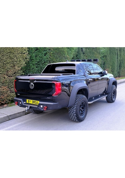 Omsa Vw Amarok Dakar V2 Çelik Arka Tampon Ledli Kör Nokta Sistemi Özel Tasarım 2022 Ve Sonrası