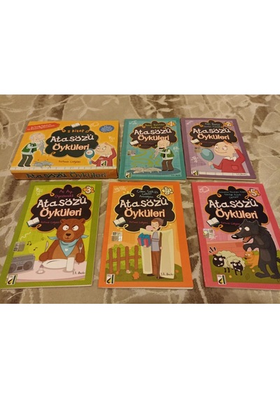 2 Ve 3.Sınıf Atasözü Öyküleri 5 Kitap Set + Hds Damla Yayın