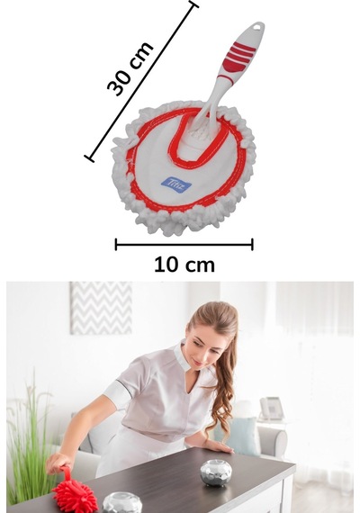 Buffer Mikrofiber Duster Toz Leke Kir Alıcı Temizleyici Tutacaklı Temizlik Bezi Aparatı Malzemesi 11